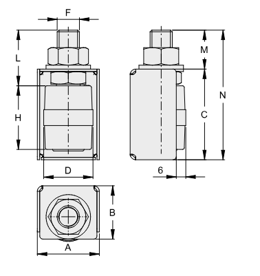 Oliva di guida con protezione zincata