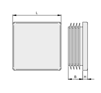 Inserto lamelle quadro