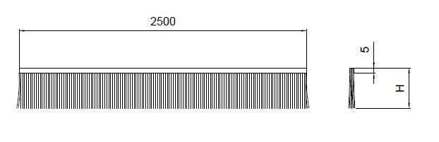 Spazzola per portoni